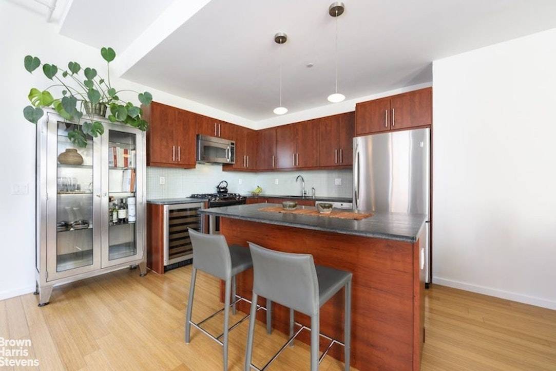 Residence 17G is an expansive two bedroom LOFT 1, 055 SqFt with a sizable PRIVATE TERRACE.
