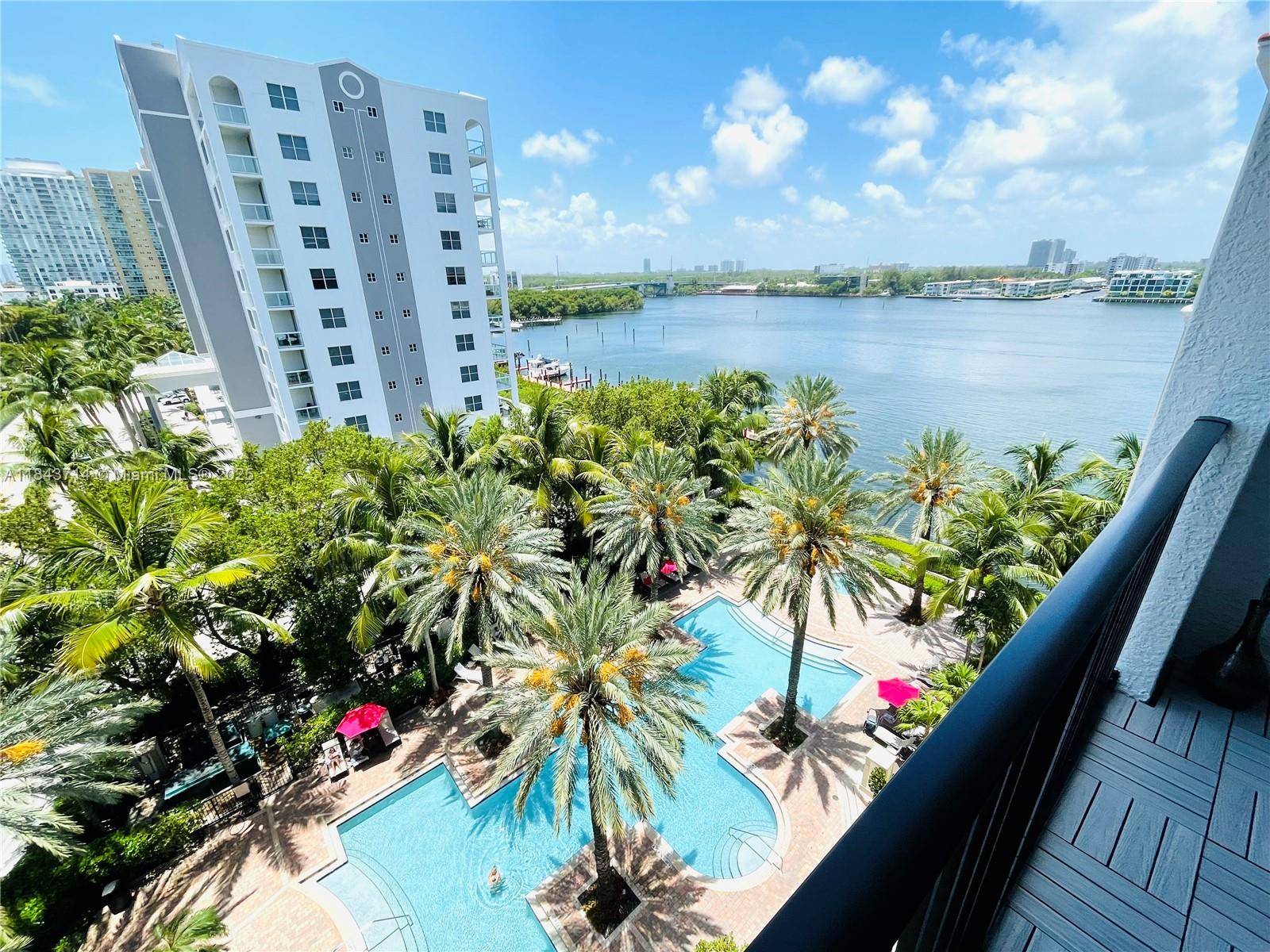 Beautifully upgraded 2 bedroom, 2 bath lower penthouse in the heart of Sunny Isles Beach, featuring southern exposure, tile flooring, in unit laundry, and an open concept kitchen.