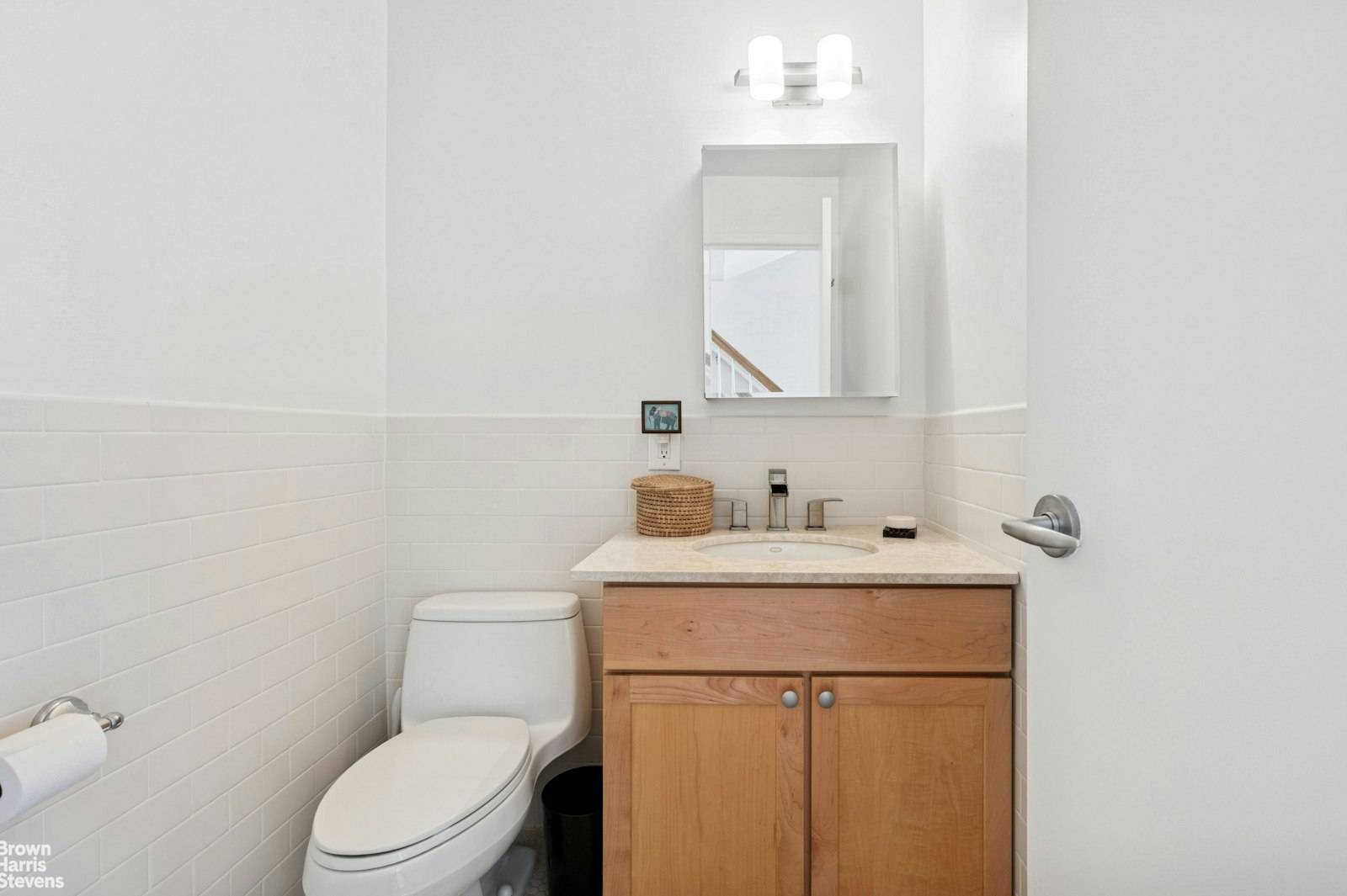 Two bedroom penthouse with a private two story roof deck in a Central Harlem condo.