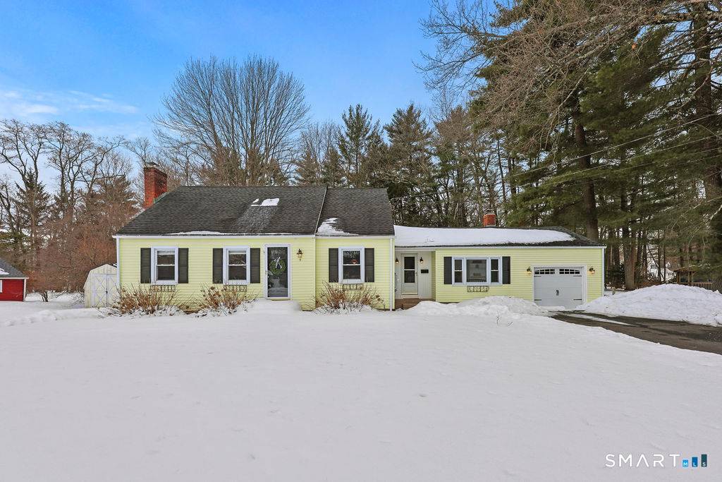 Simsbury center location 1, 722 sq ft Level backyard HVAC 2025 w mini splits 200 amp electrical 2025 Hardwood floors Public water Walk to schools, shops, library, walking biking trails, ...