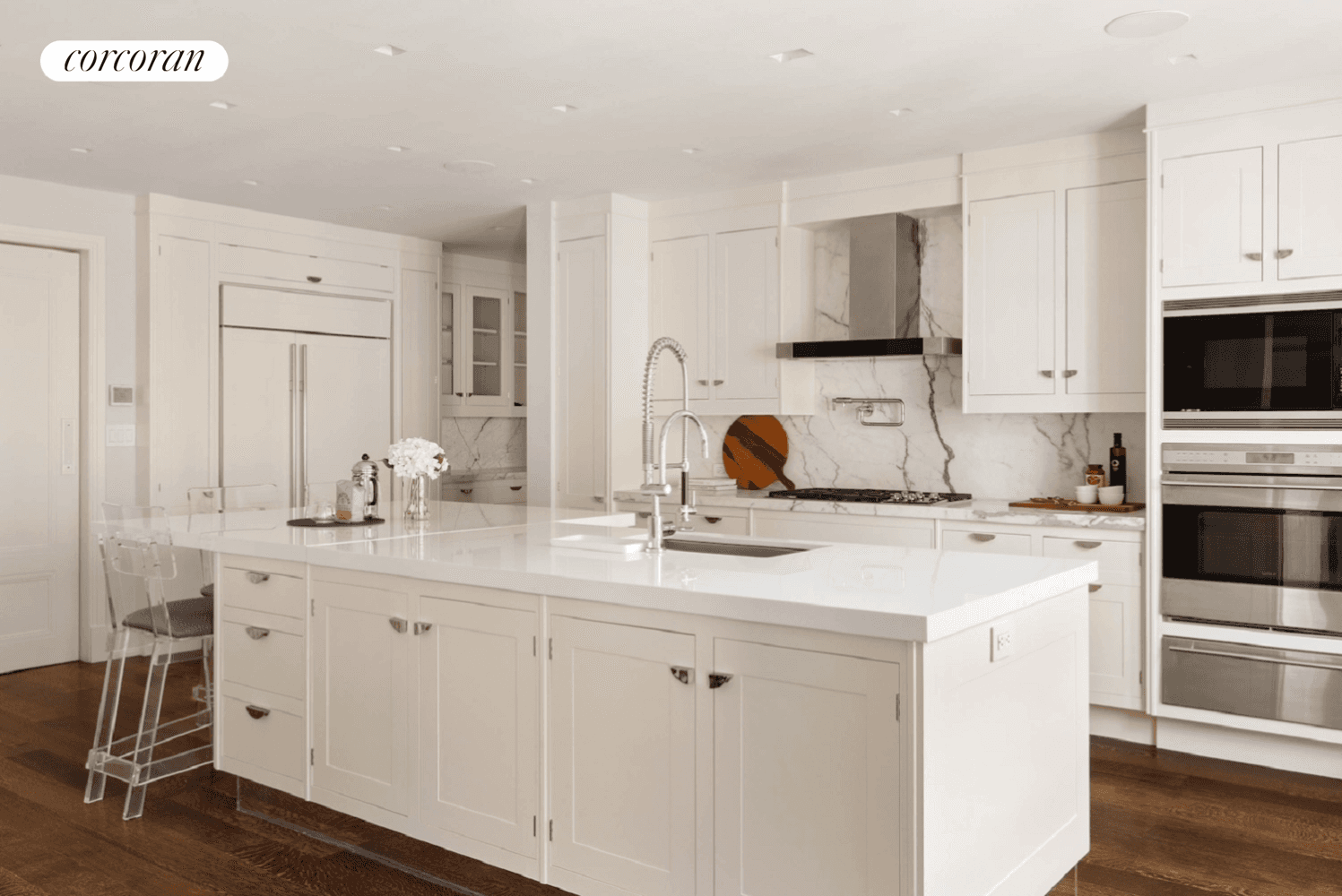 Residence 12B at 40 East 66th Street Six Bedrooms Six Baths Den Powder Room 4, 913 sqft A Rare Triple Mint Condo Rosario Candela Building on Madison Avenue with interiors ...
