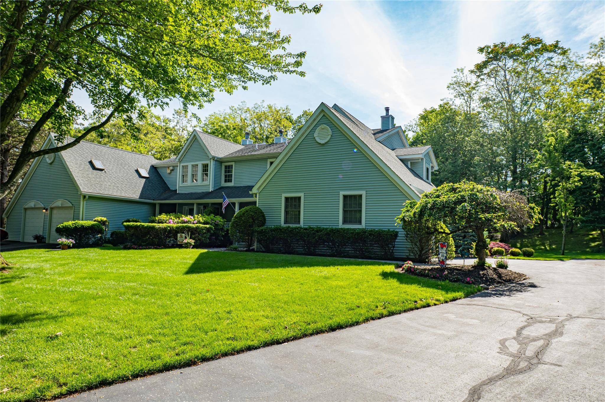 Magnificent Private Water View Community Situated on 23 Acres of Parklike Land With Gorgeous Water views of Mount Sinai Harbor, Cedar Beach and the Long Island Sound.