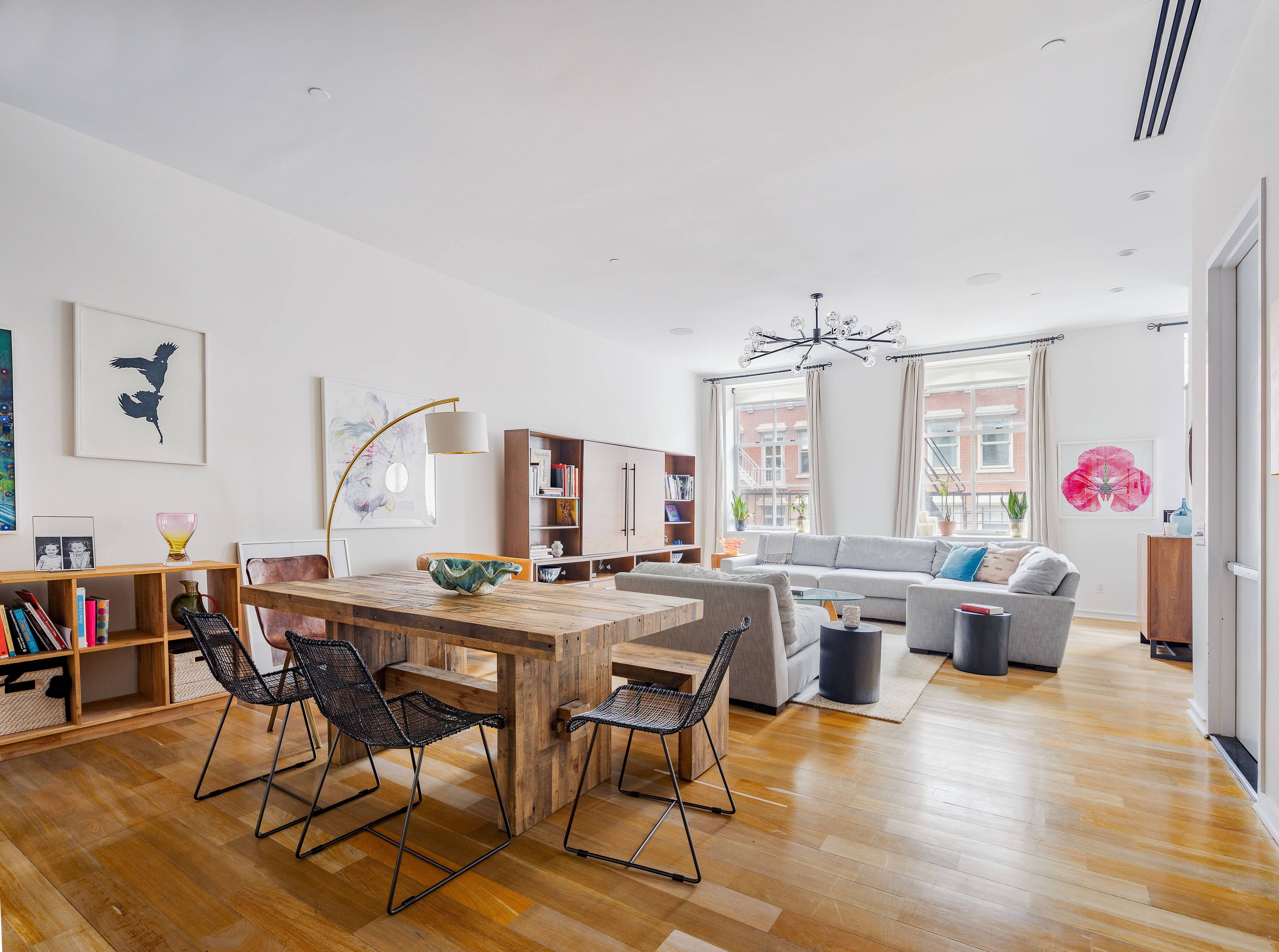 Chic Tribeca Loft Living at Its Finest Step directly into style.