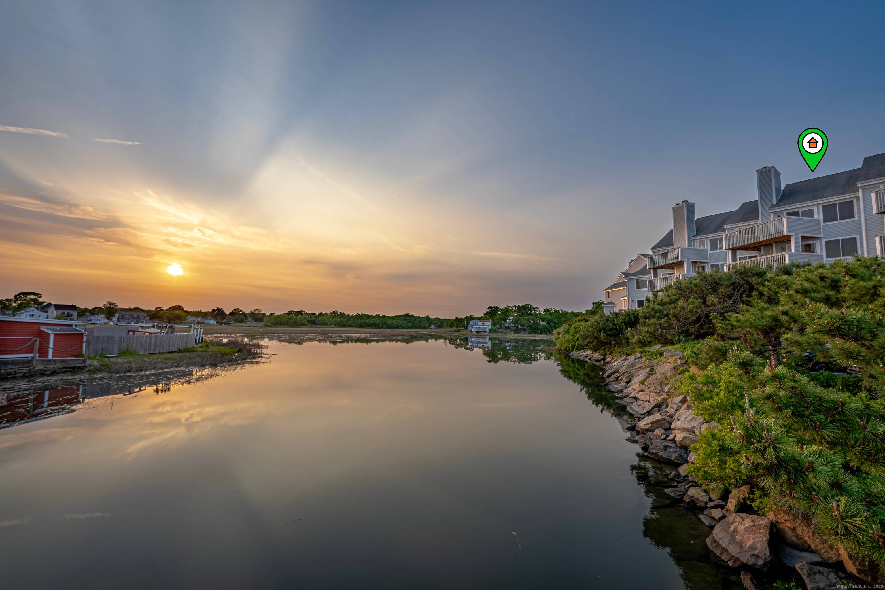 Fantastic views of Long Island Sound sunsets from your private 3rd floor balcony.