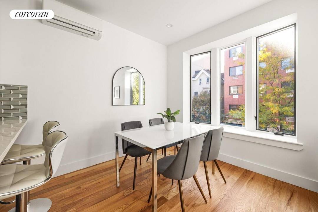 Spanning 1562 interior square feet and 800 square feet of private garden space, Residence A perched above street level at 247 Mount Hope Place is a duplex that offers a ...
