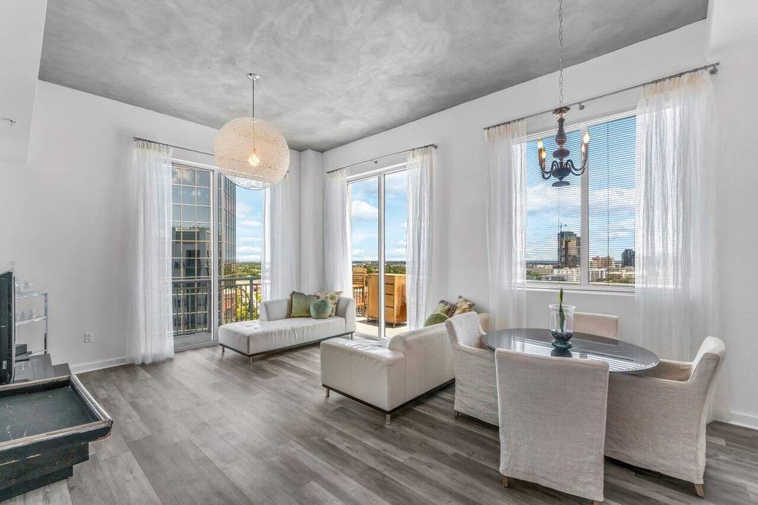 PENTHOUSE LIVING ! ! Live the high life in this updated 3BR, 2BA penthouse at The Edge one of downtown West Palm Beach's most sought after luxury buildings !