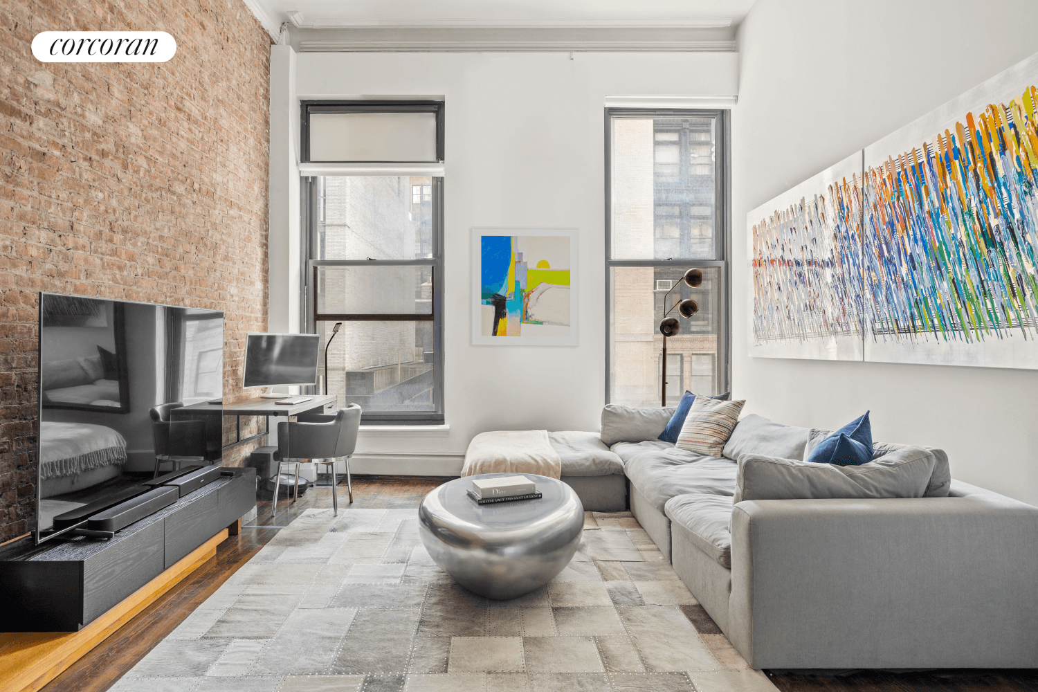 C403 is the pre war loft of your dreams with soaring 14 foot ceilings and exposed brick on the border of Greenwich Village and Noho.