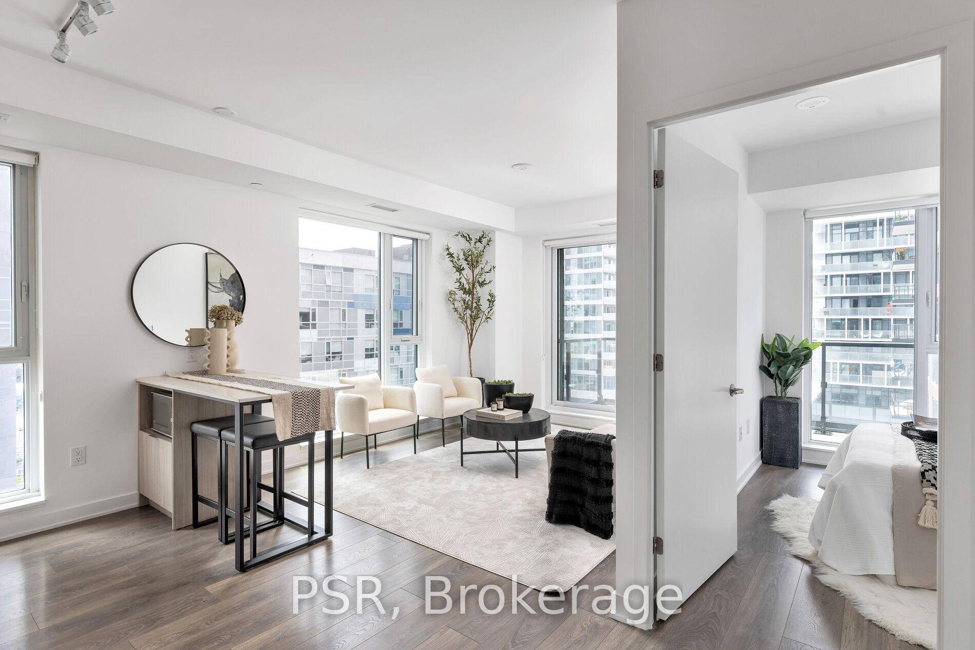 This new building suite offers 926 sq ft of thoughtfully designed living space, featuring a highly functional layout with 2 spacious bedrooms and a den each with its own window ...