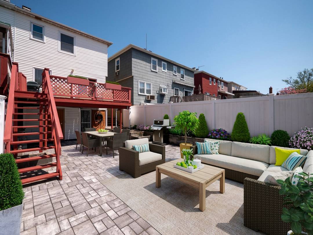 Welcome to this versatile two story semi attached home featuring a separate basement entrance perfect for extended living, recreation, or added flexibility.