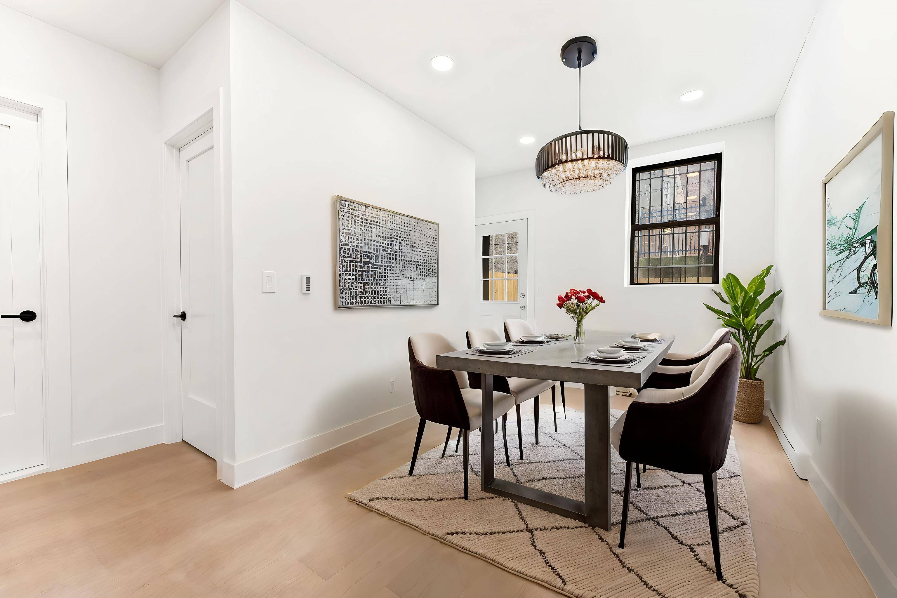 Welcome to Unit 1 at 792 Bergen Street a beautifully designed three bedroom, two bathroom duplex nestled in the heart of vibrant Crown Heights.