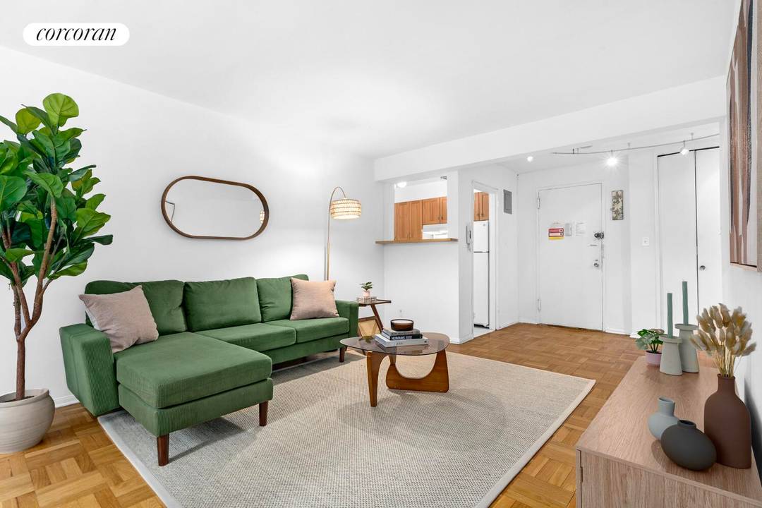 This spacious co op at 400 East 17th Street offers the rare combination in Brooklyn real estate a flexible, converted layout and significant private outdoor space.