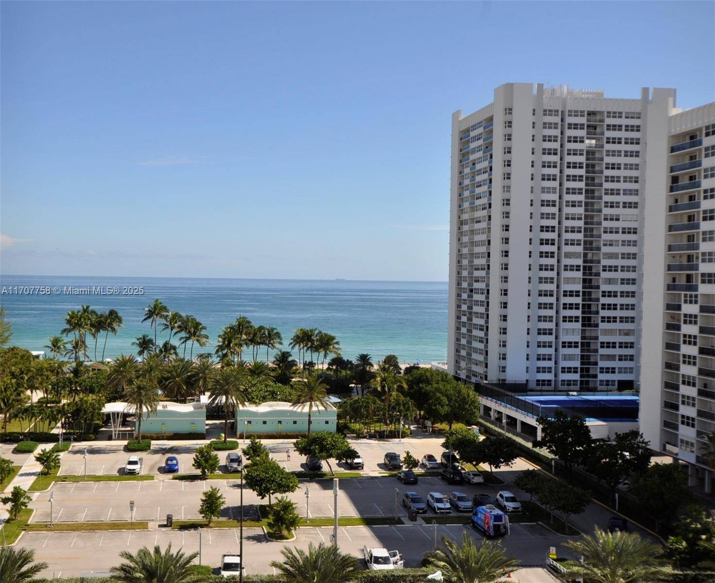 Large 1710 sq. f 2bed 2bath located in well maintained with management onsite building just across the street from the beach.