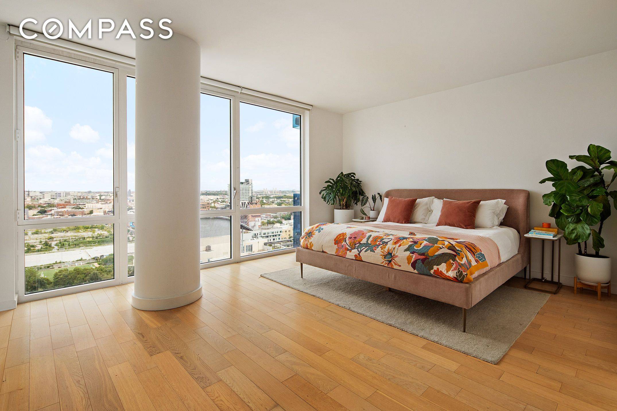 More photos to come... Residence 24F is an oversized studio with floor to ceiling windows that flood the home with natural light and frame expansive sky, park, and water views.