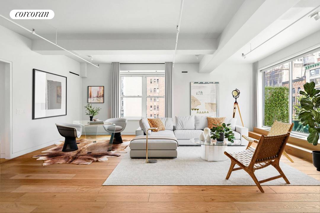 Fall in love with this spectacular NoMad loft with terrace, a home that immediately feels special the moment you step inside.