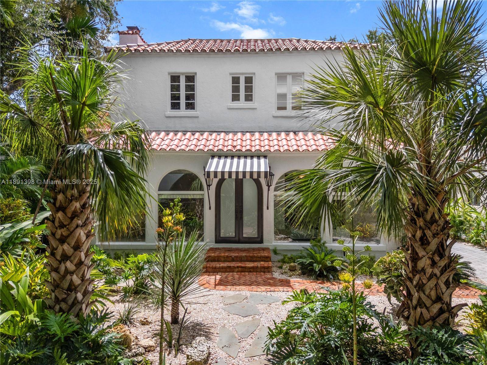 Welcome to this urban Mediterranean oasis in the heart of Coral Gables, within walking distance from the iconic Biltmore that has been completely restored by an Italian designer.