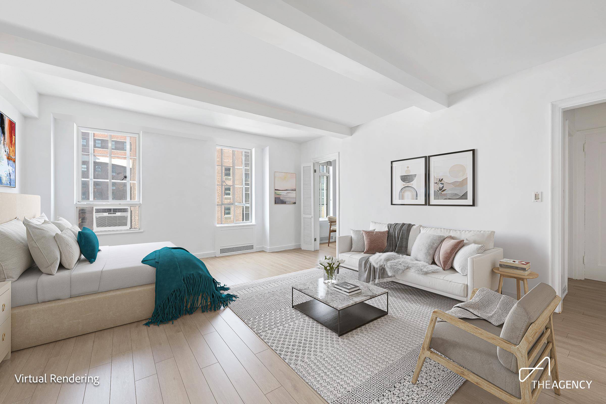 Welcome to the epitome of NYC living at Parc Vendo me, where this spacious and airy studio apartment awaits your personal touch.