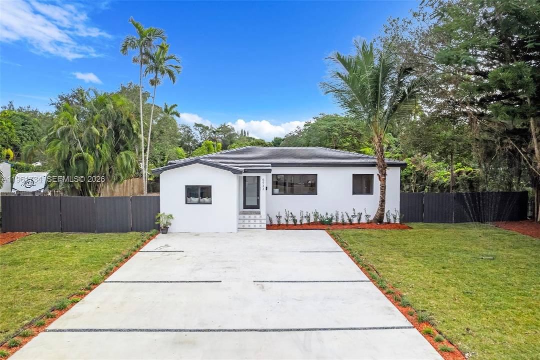 Beautifully renovated 3 bedroom, 2 bath home located in a highly desirable South Miami neighborhood near the University of Miami.