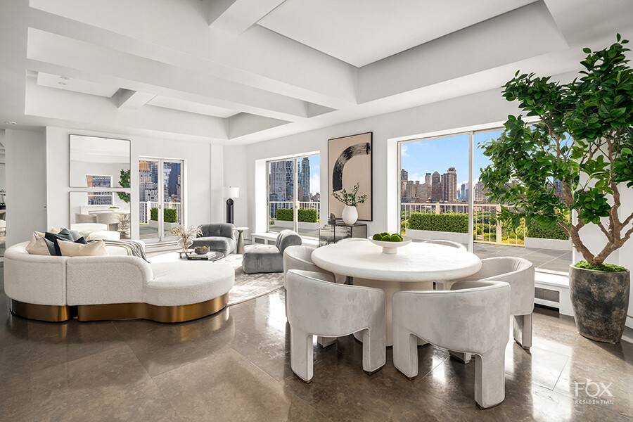 Experience jaw dropping panoramic skyline views from this extraordinary, newly listed two bedroom duplex penthouse with two floors of private terraces perched on the 20th and 21st floors and 360 ...