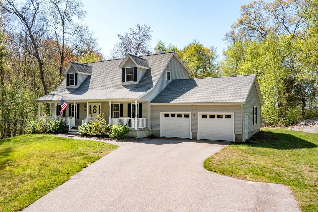 This charming 3 bedroom, 3 bath expandable Cape is nestled on nearly 5 acres of scenic land at 127 Massapeag Road.