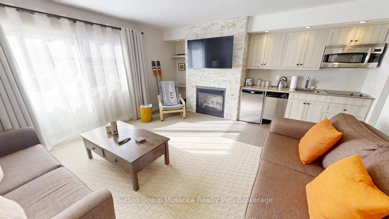 Top floor condominium located in the Summit Lodge complex at Deerhurst Resort.
