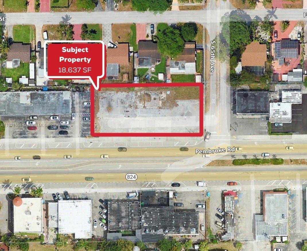 The subject property is an 18, 637 SF C 3 commercial development site located on a high traffic corridor in Hollywood.