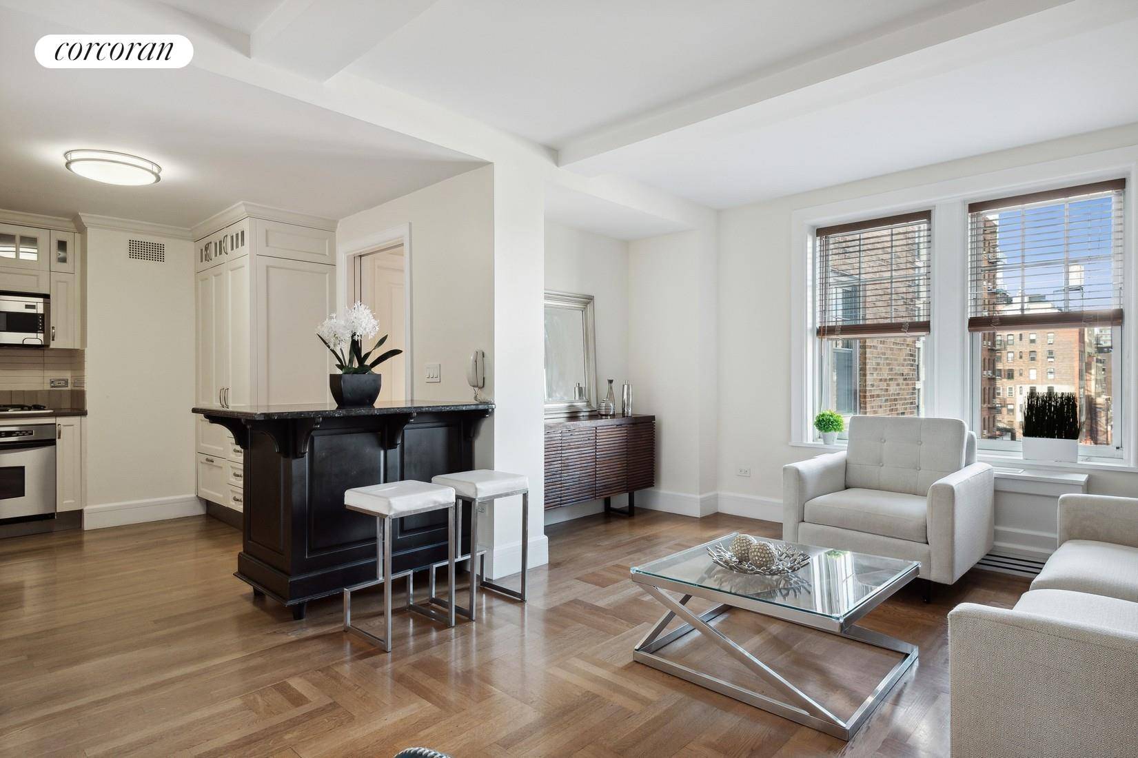 Sun filled High Floor Park Block Prewar Condo !
