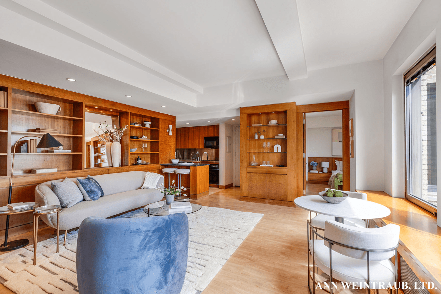 Price negotiable. Way up high, in the fabled Tower of One Fifth Avenue, sits a totally renovated two bedroom and two full bathroom apartment.
