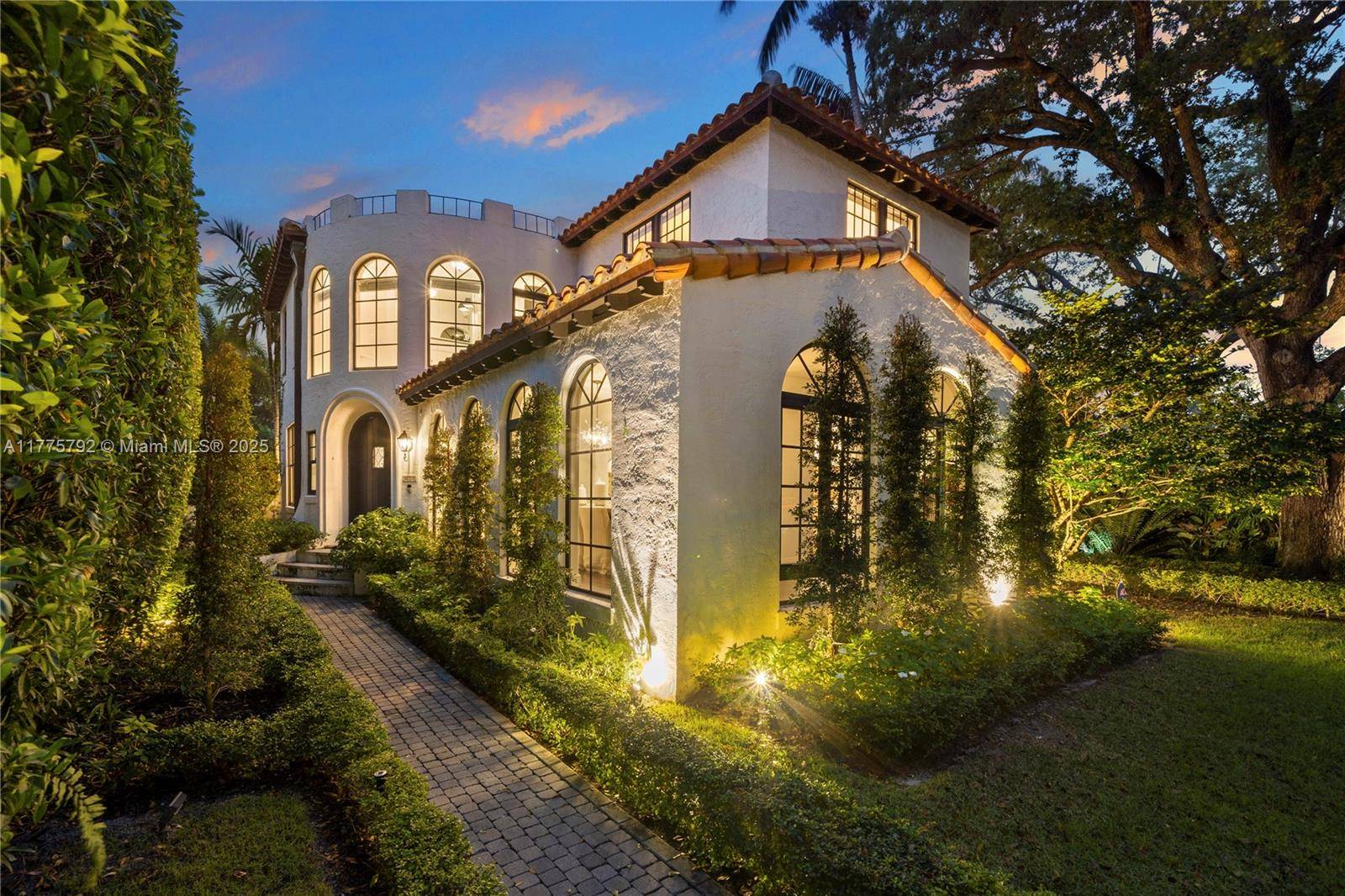 Located on one of the best streets in guard gated Upper Morningside, this gorgeous 4BD 3.