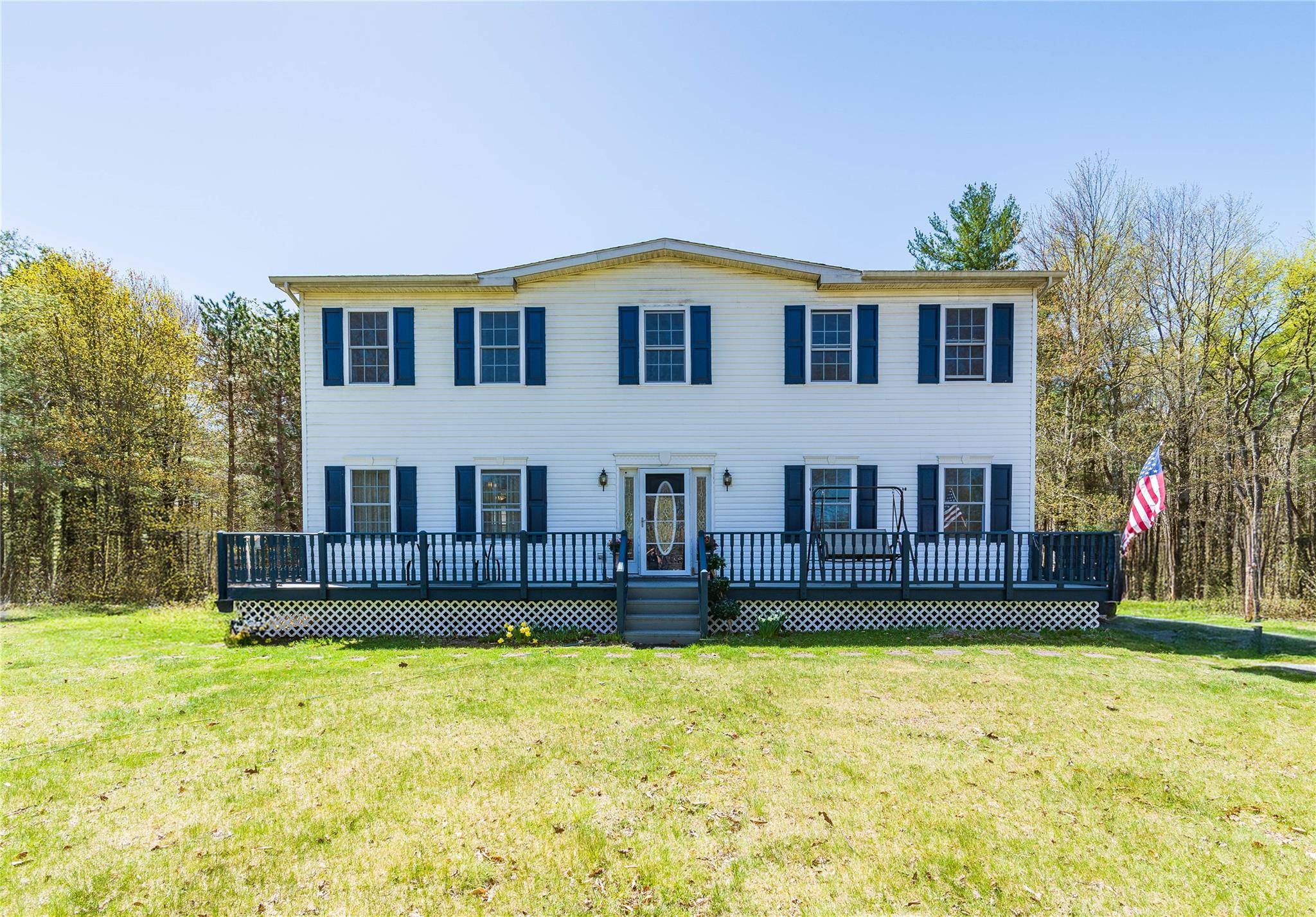 A O Welcome to 252 Southwood Drive, Monticello, NY an exceptional colonial style home that perfectly blends classic charm and modern convenience.