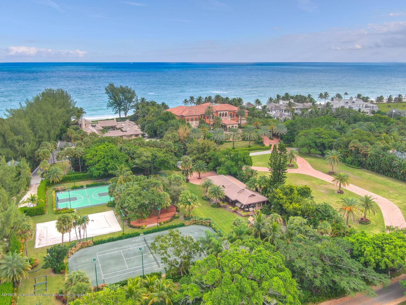 The property located at 12535 Seminole Beach Road is included in the asking price.