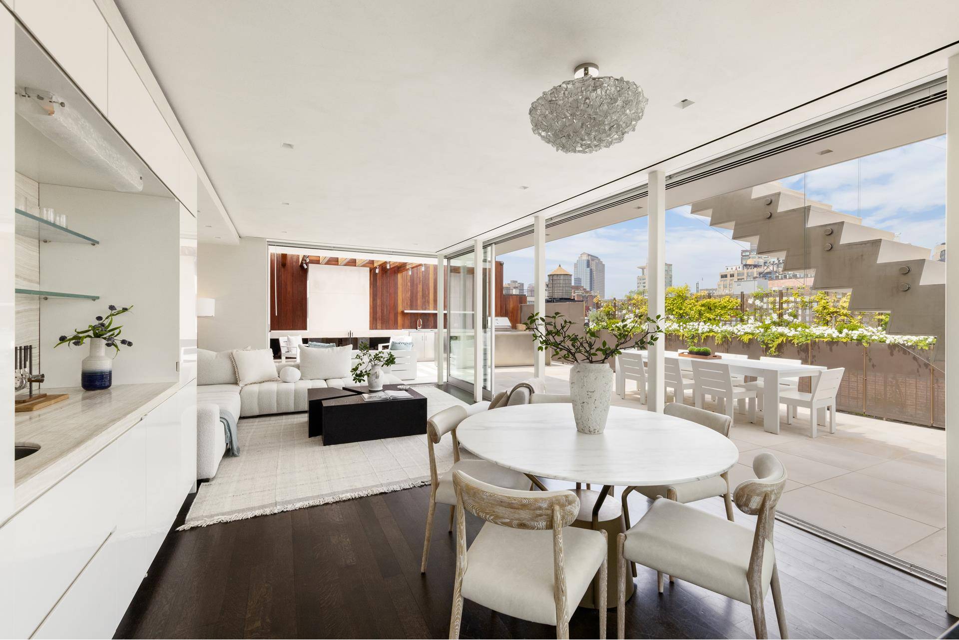 Extraordinary Soho duplex penthouse by Architect AD100 and renowned designer Tony Ingrao has been meticulously crafted creating a truly exquisite living experience.