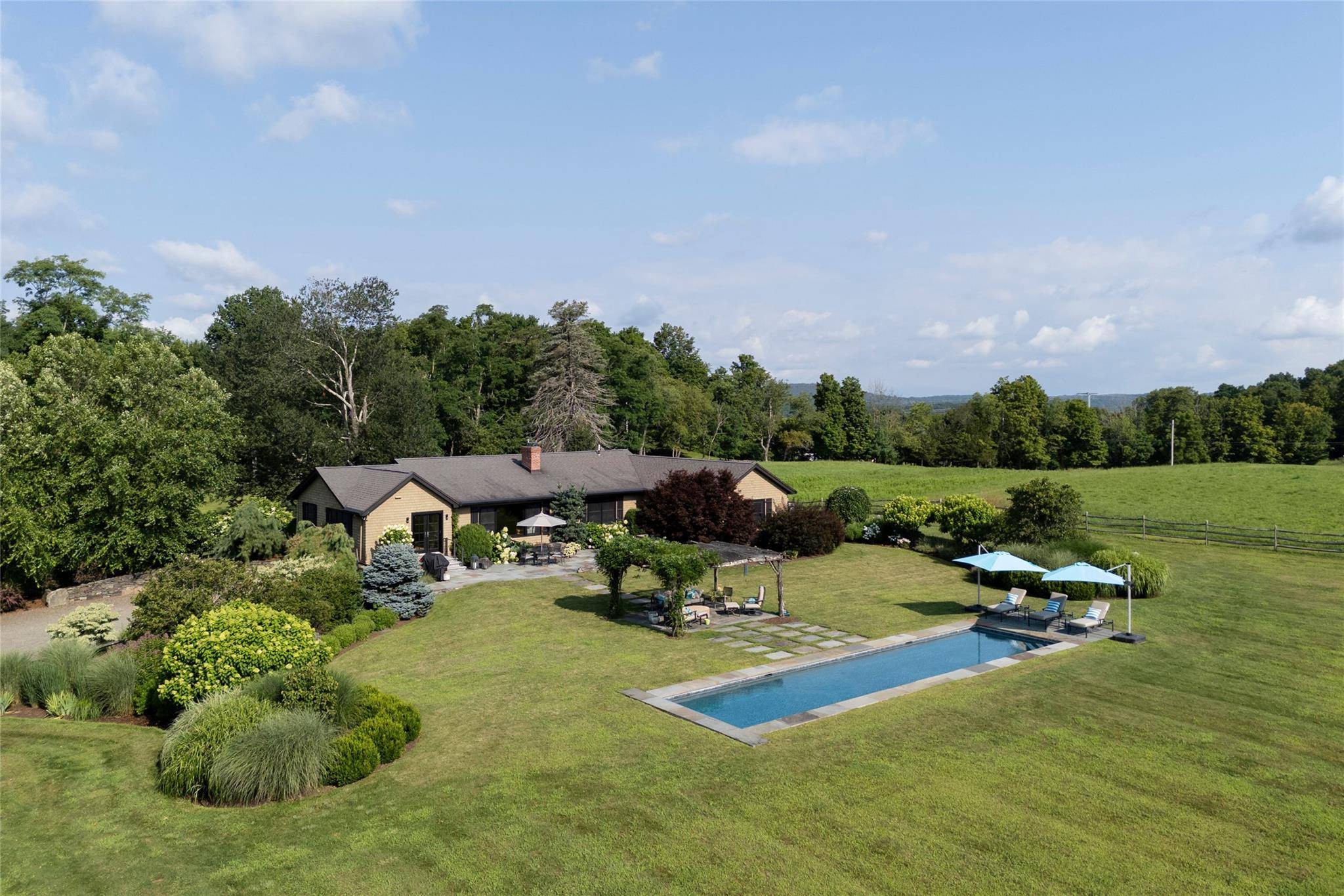 Nestled along a scenic and peaceful, stone wall lined country road, Fox Haven is a cedar sided contemporary ranch offering 2, 553 square feet of refined one level living, set ...