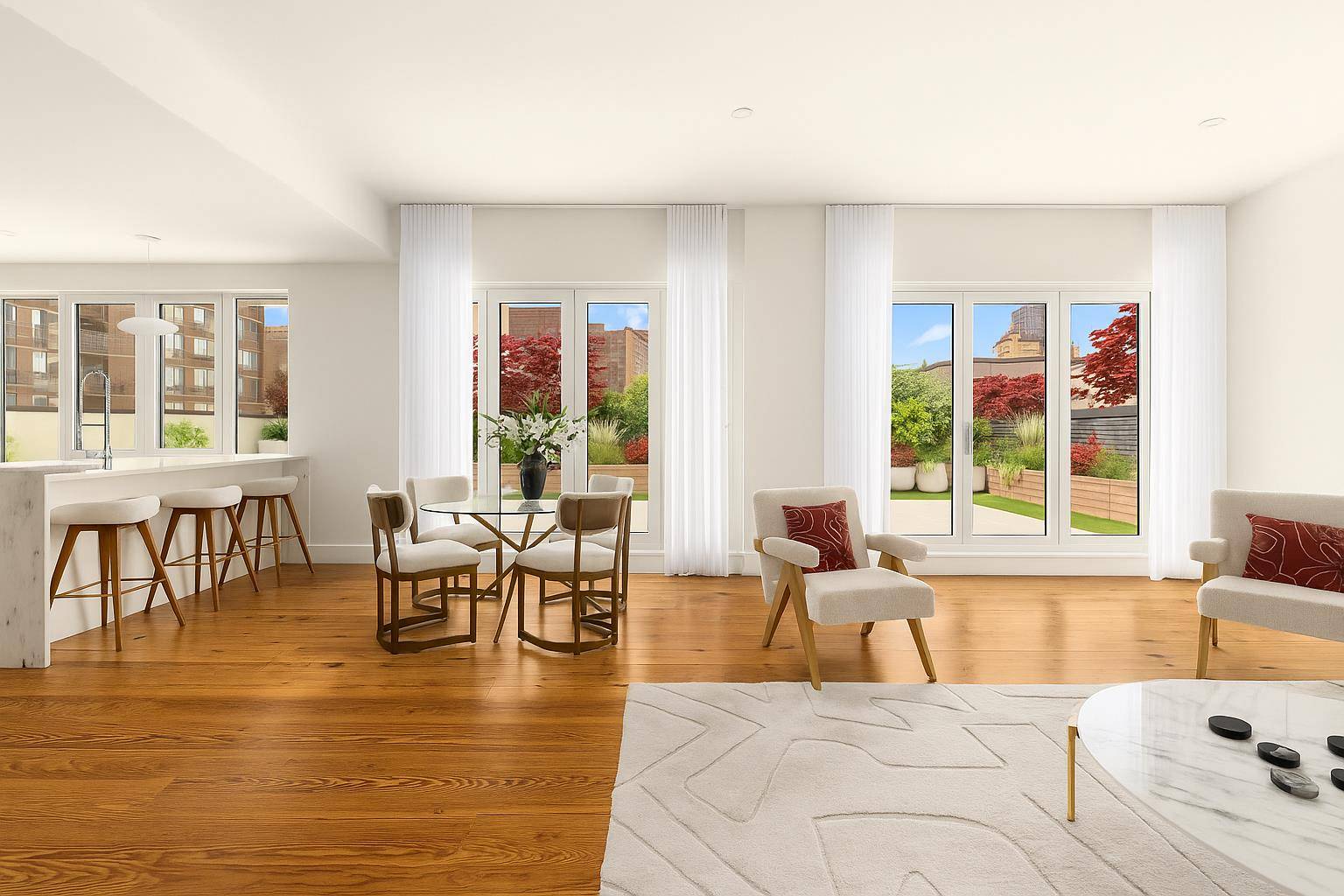 Introducing Penthouse 9 at Gracie Green A full floor showstopper with nearly 1, 000 square feet of private outdoor space.
