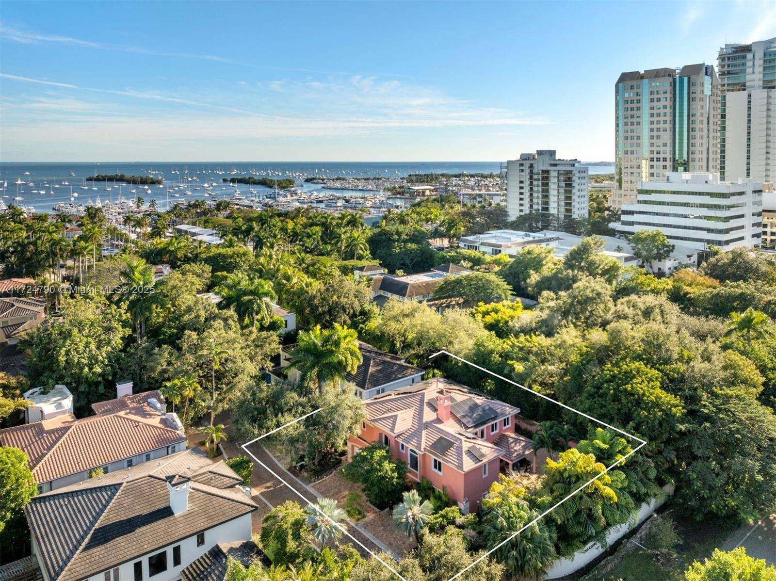 Located in the exclusive, gated community of Treasure Trove in the heart of Coconut Grove, this renovated 5, 076 Sq Ft, 5 bedroom, 5.