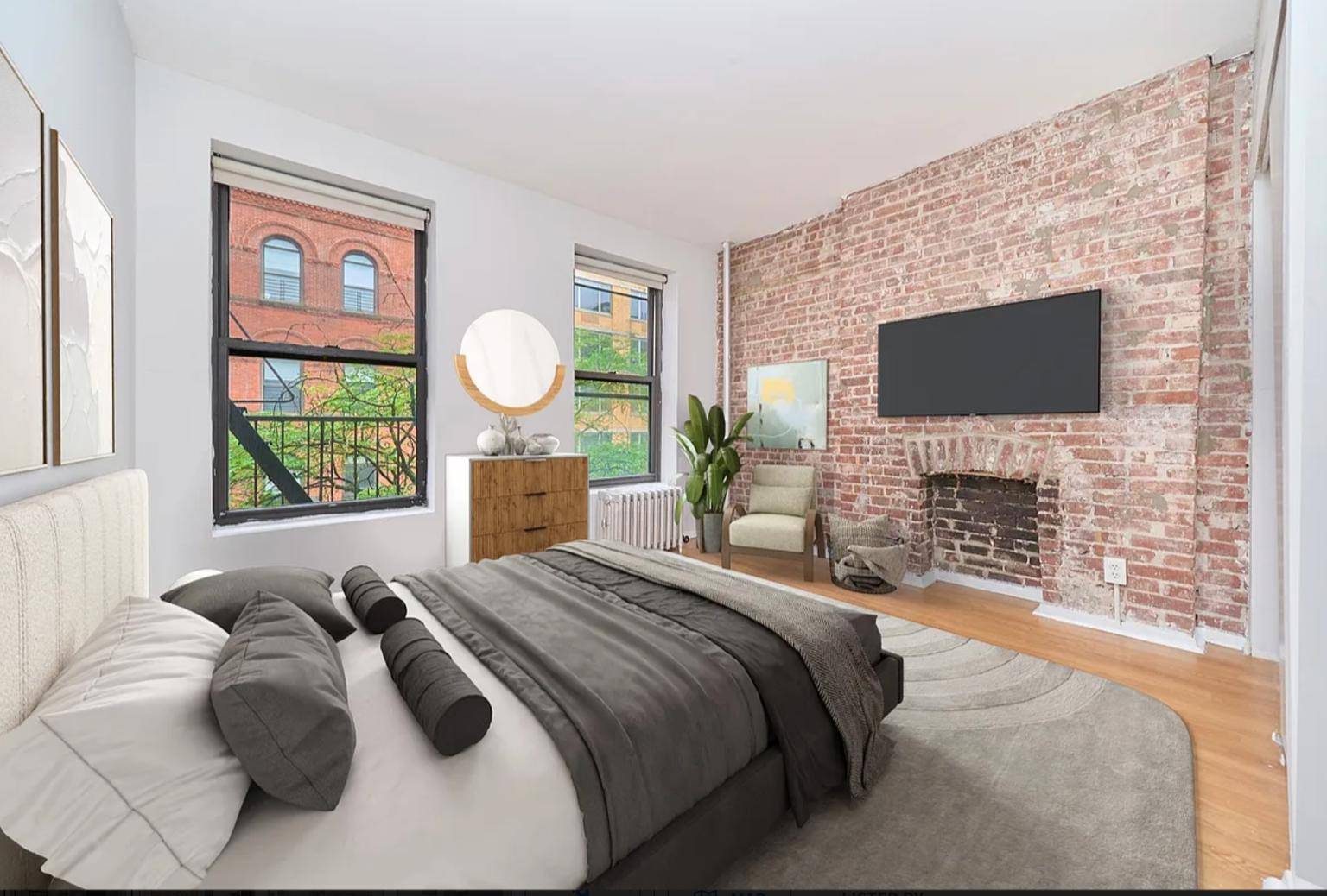 APARTMENT FEATURESStainless Steel AppliancesDishwasherMicrowaveSpaciousCloset SpaceExposed BrickHardwood FloorSoak in Tub BUILDING NEIGHBORHOOD Laundry in BuildingResponsive ManagementTRANSPORTATIONSteps away from the Port Authority Bus Terminal and the 4