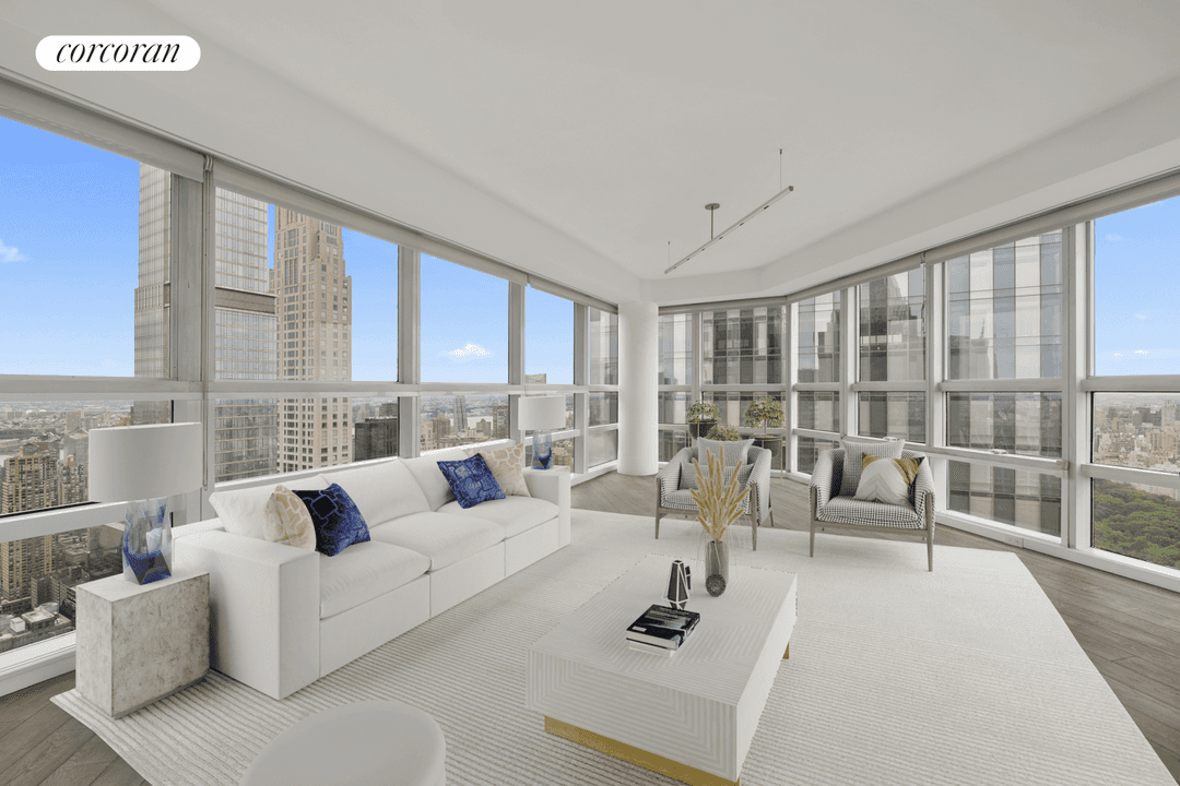 Presenting PHA at Metropolitan Tower a remarkable four bedroom, four bathroom duplex residence spanning 3, 815 square feet across the 77th and 78th floors, where sweeping, floor to ceiling views ...