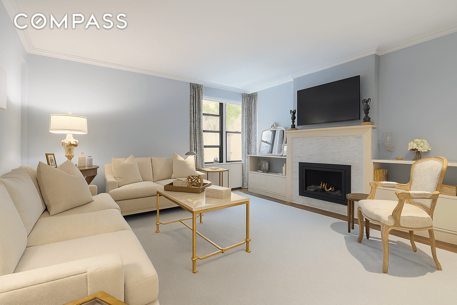 Rare opportunity to purchase a stylishly renovated one bedroom, one bathroom home in a premier full service Greenwich Village cooperative.
