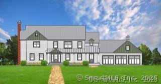New Construction of a farm house style colonial in the prestigious Greenfield Hill section of Fairfield.