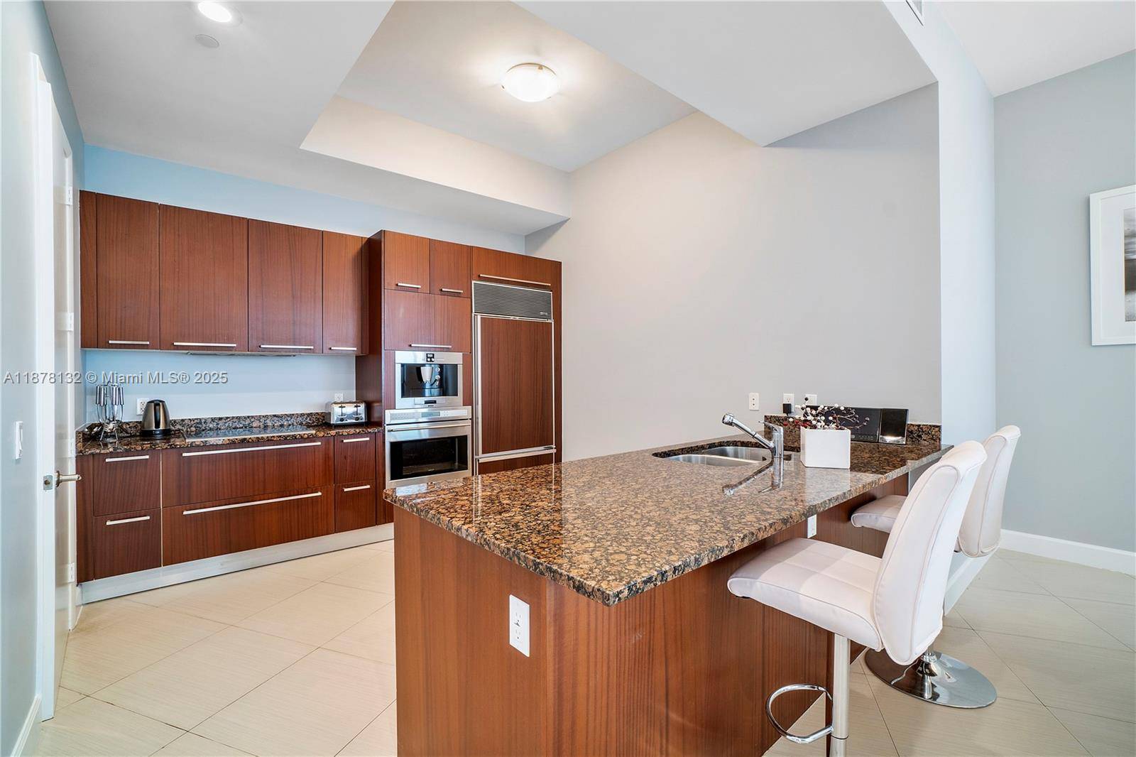 This beautifully furnished residence features 2 bedrooms, an enclosed den and 3 full bathrooms.