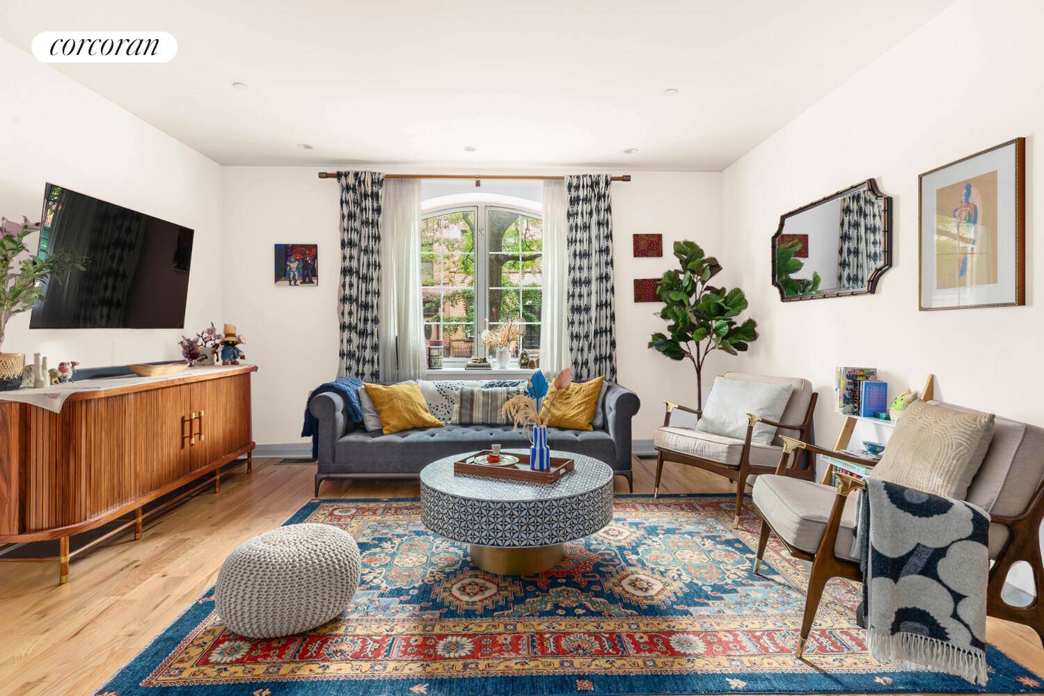 Tucked away among the trees on a serene street in the ever charming Park Slope, Brooklyn, you'll find this stunning and spacious gem that feels more like a townhouse than ...