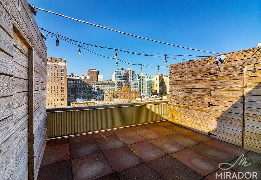 Super cool duplex penthouse with private roof deck now available at True North Gramercy.