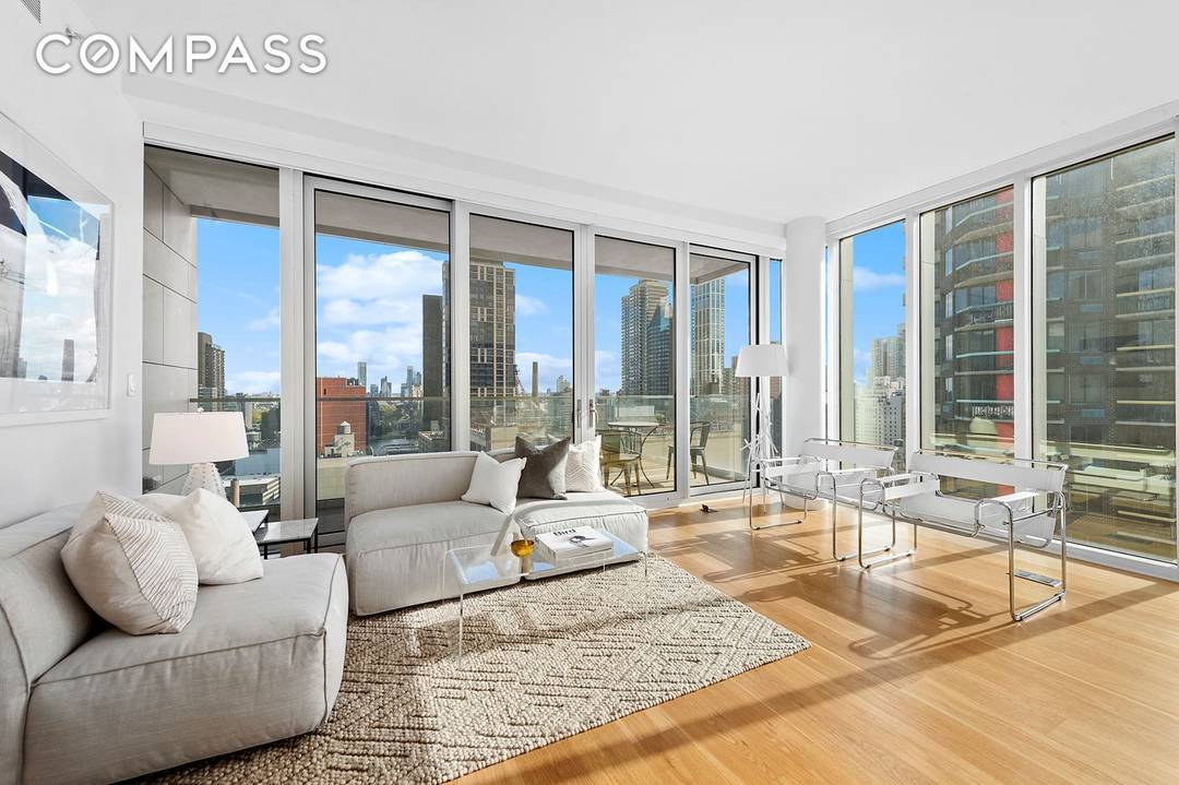 Make breathtaking city views your daily backdrop in this exquisite three bedroom, three and a half bathroom residence featuring sun splashed interiors, premium finishes and two magnificent terraces at The ...