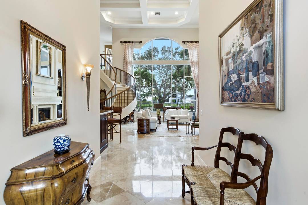 Introducing a rare Casa Del Sol estate within Frenchman's Reserve, encompassing over 5, 300 square feet with five bedrooms, five full baths, and two half baths, set on a premier ...