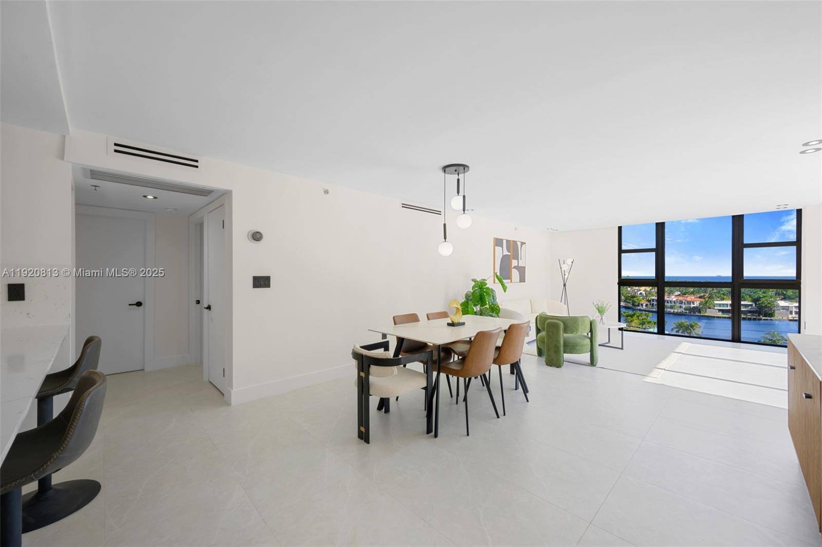 Fully renovated corner 2BD 2BA with stunning direct Ocean, Intracoastal, Marina, and City views.