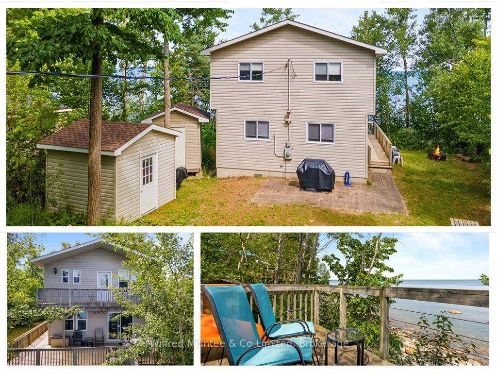 Well Built Two Story Lake Huron Waterfront Leased Land Cottage !
