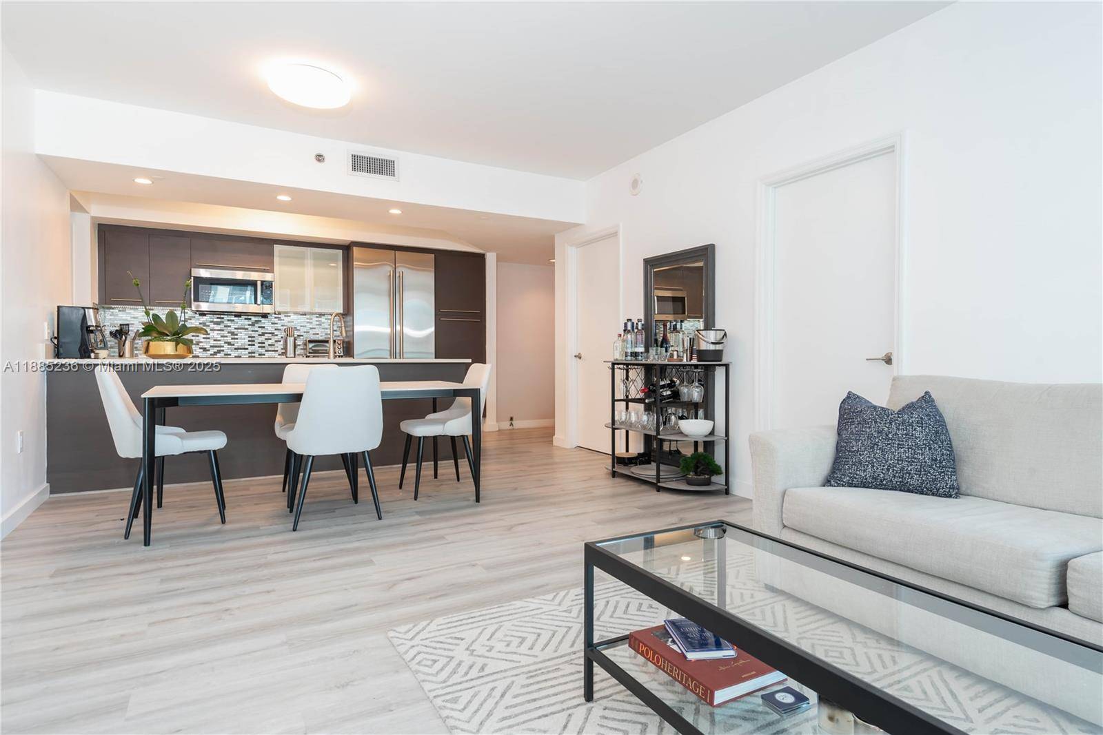 For Sale Modern Brickell apartment leased until June 15, 2026.
