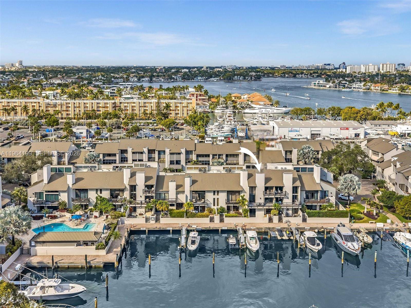Less than five minutes from your dock to the ocean !