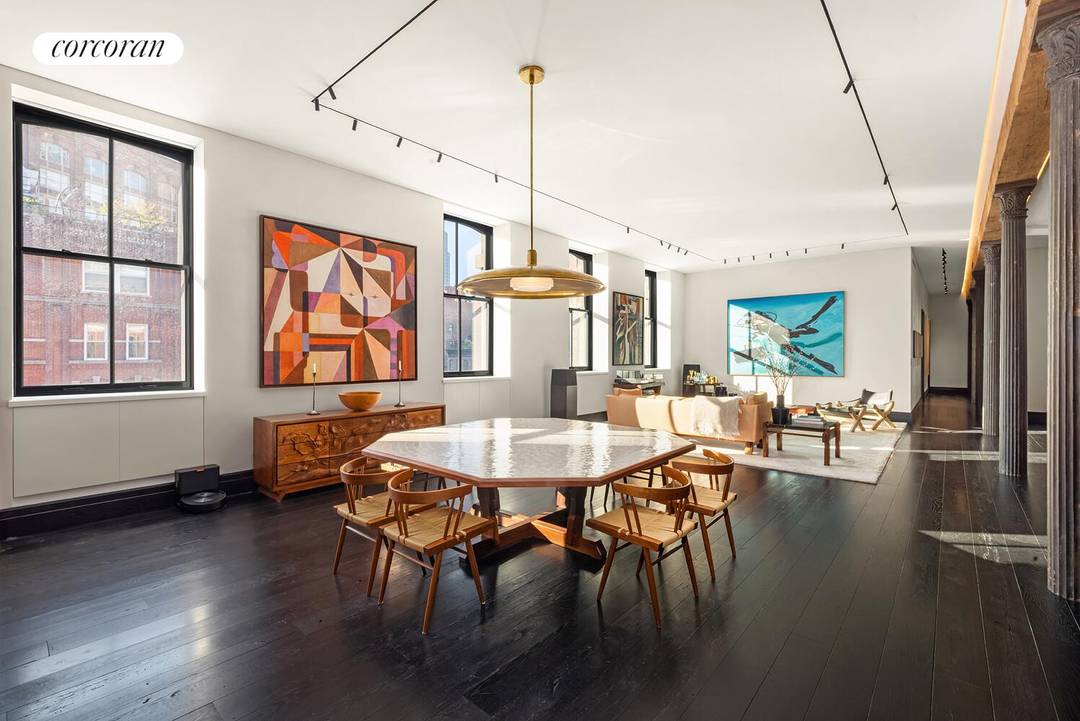 Tribeca Loft Masterpiece by Roman and Williams Occupying an entire floor of a discreet, boutique Tribeca condo op, Residence 4 at 115 West Broadway is a breathtaking 5, 000 square ...