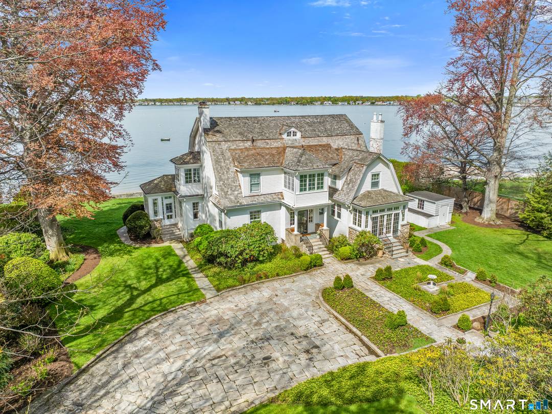 Set on 150 feet of private sandy beach along Stamford Harbor, this exceptional Shippan Point waterfront offers a rare combination of direct sandy beachfront, striking views, and an exceptional position ...