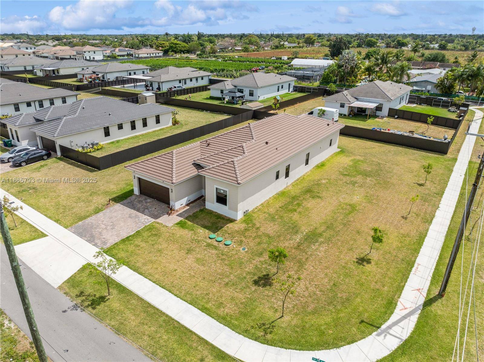 Built in 2024... Open concept corner lot one story single family home 4 bedrooms 4 full bathrooms with NO HOA and NO CDD.